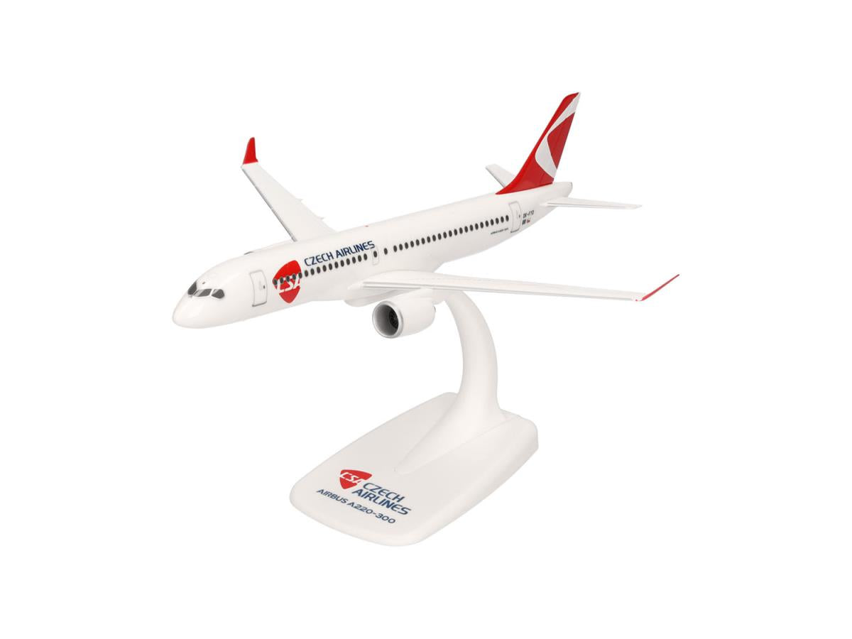 Herpa Wings Snapfit Airbus A220-300 CSA Czech Airlines OK-FYD (1:200) HA614733
