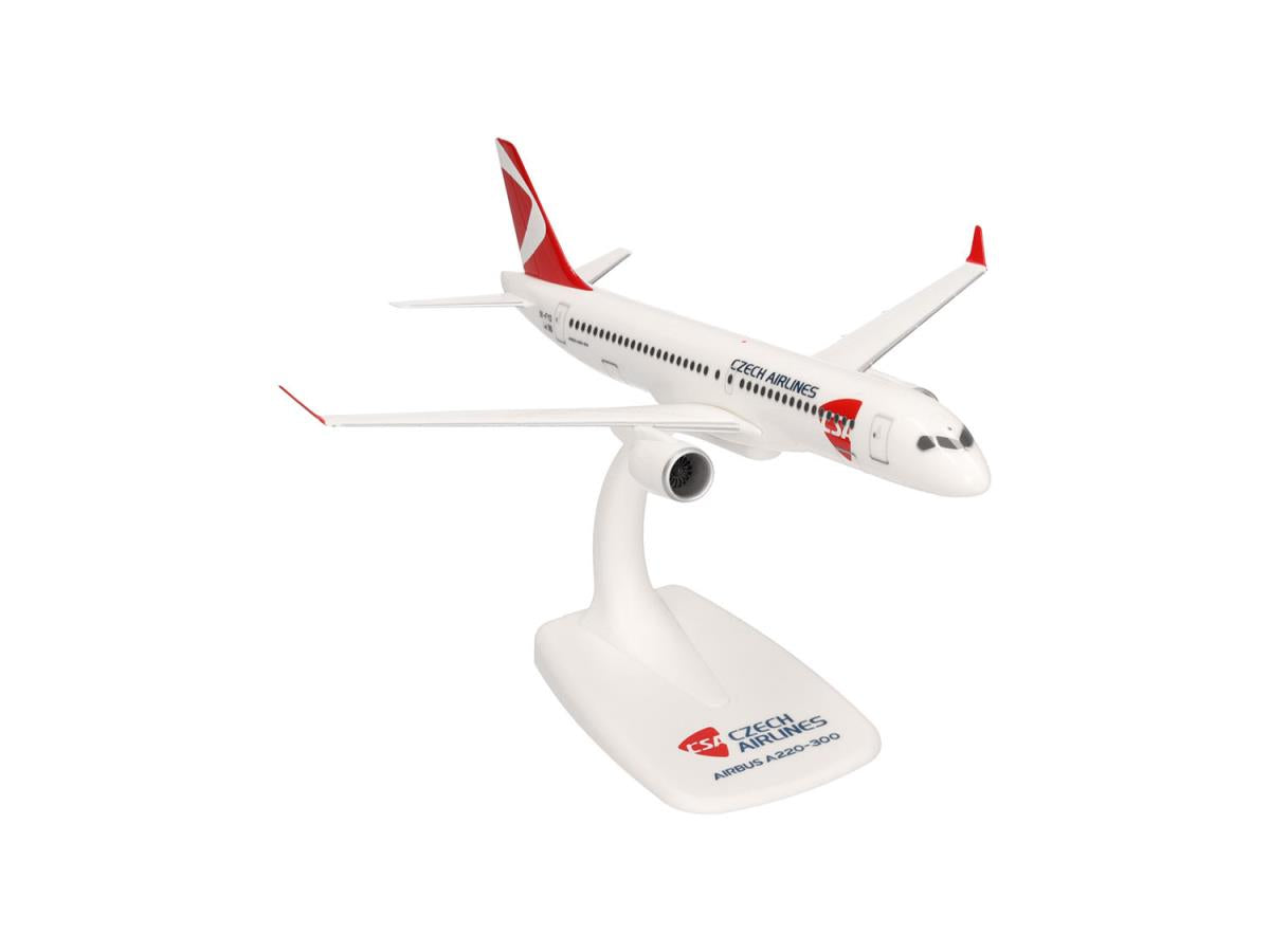 Herpa Wings Snapfit Airbus A220-300 CSA Czech Airlines OK-FYD (1:200) HA614733