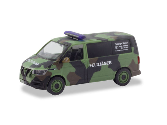 Herpa Military VW T6.1 Bus Feldjager Camouflage HA700917 HO Gauge