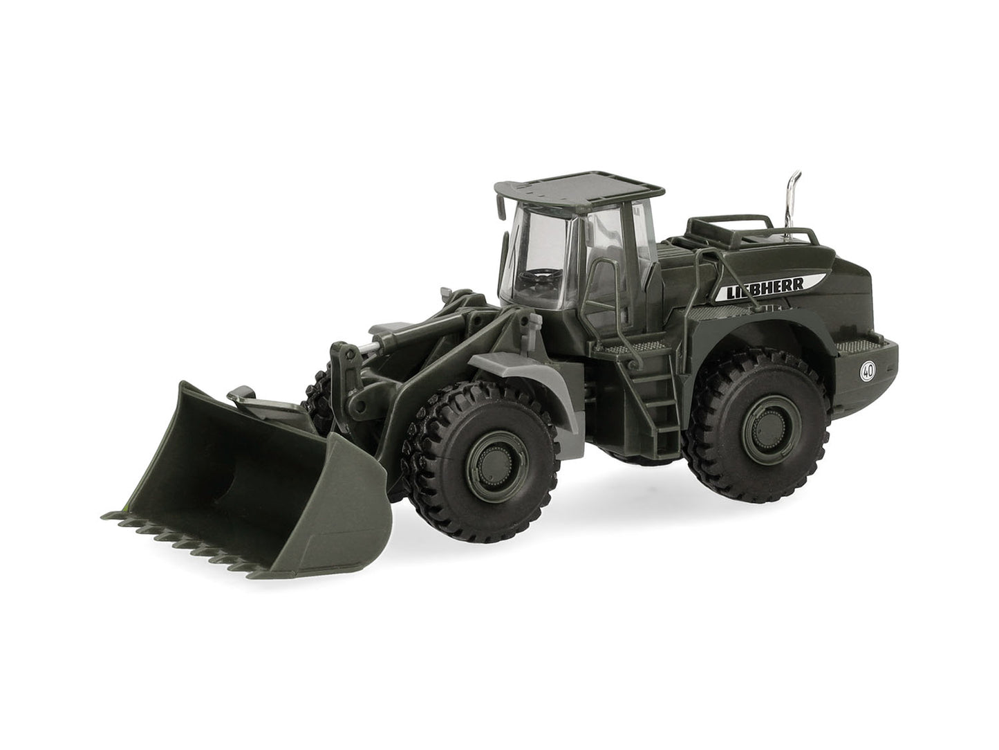 Herpa Military Liebherr Radlader L580 Wheel Loader Bundeswehr HA747257 HO Gauge