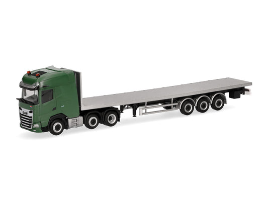 Herpa Military DAF XG Flatbed Semitrailer NL Army HA747301 HO Gauge