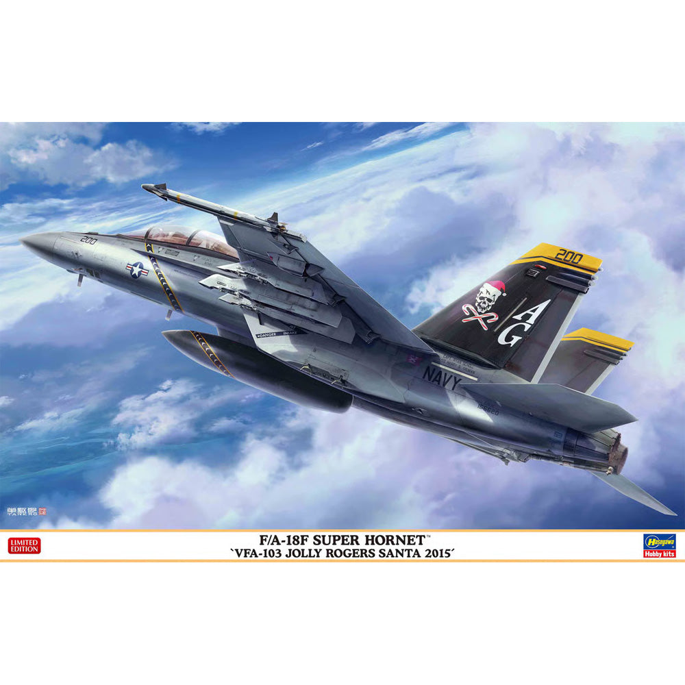Hasegawa 7560 F/A-18F Super Hornet VFA-103 Jolly Rogers Santa '15 1:48 Model Kit