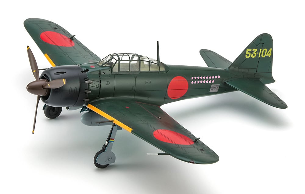 Hasegawa 7569 Mitsubishi A6M5 Zero Fighter Type 52 Super Ace w/Fig 1:48 ModelKit