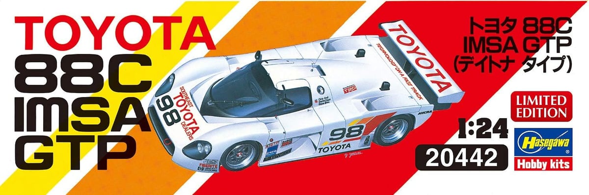Hasegawa 20442 Toyota 88C IMSA GTP 1:24 Model Kit