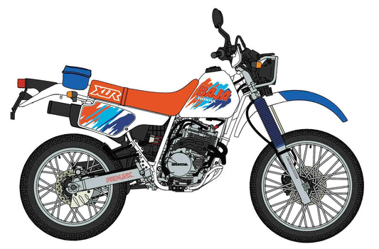 Hasegawa 21785 1992 Honda XLR Baja 1:12 Model Kit