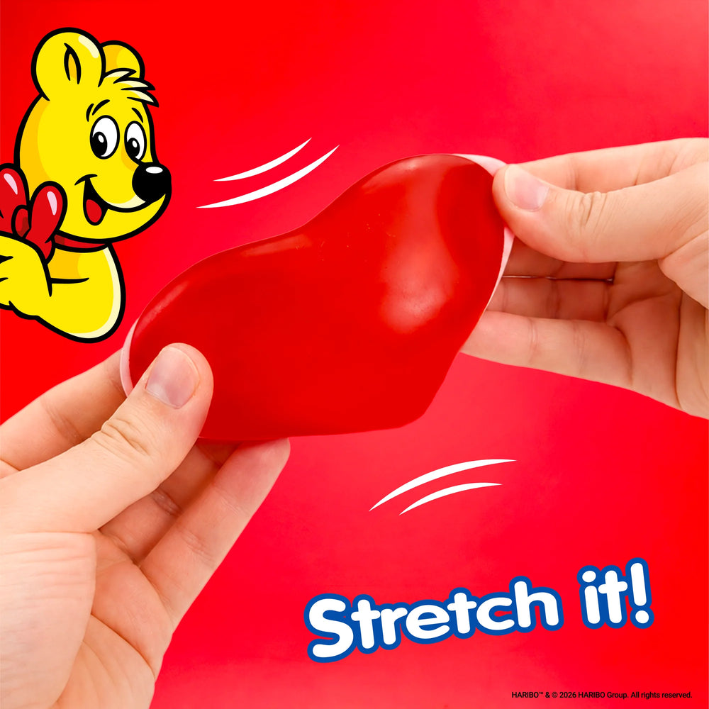 Haribo Love Heart Squishy Toy - Bubblegum Stuff