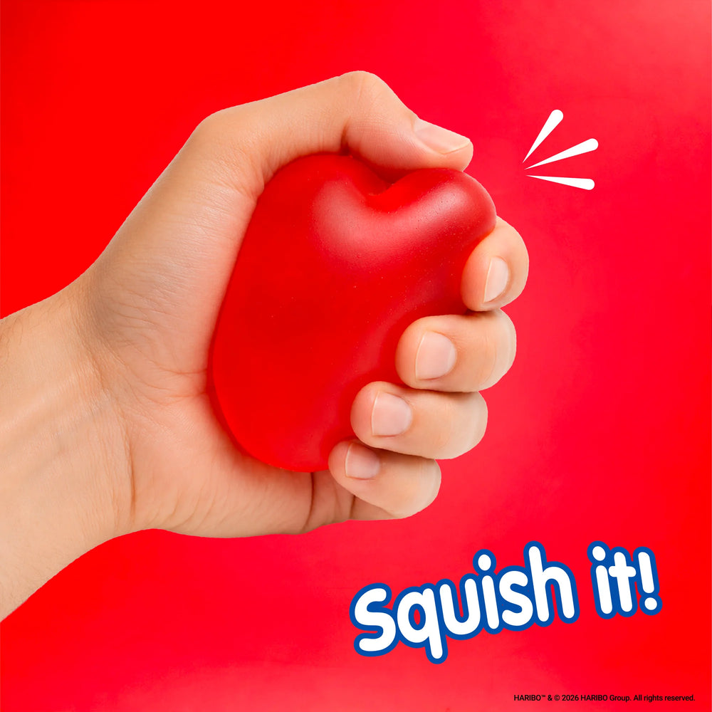 Haribo Love Heart Squishy Toy - Bubblegum Stuff