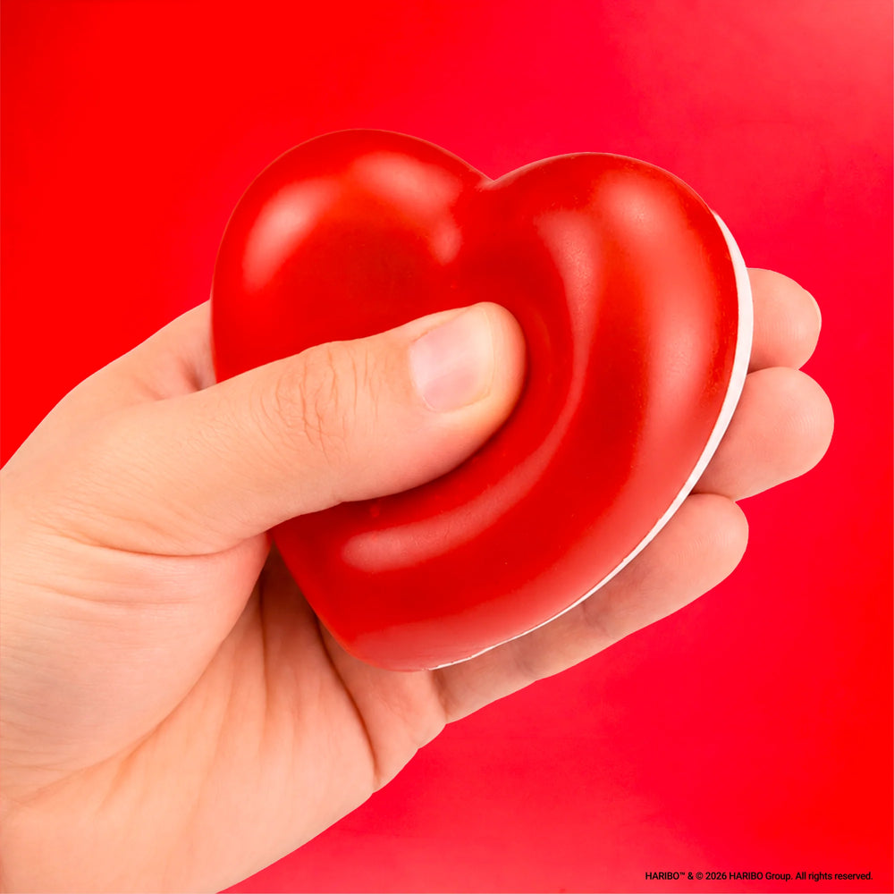 Haribo Love Heart Squishy Toy - Bubblegum Stuff