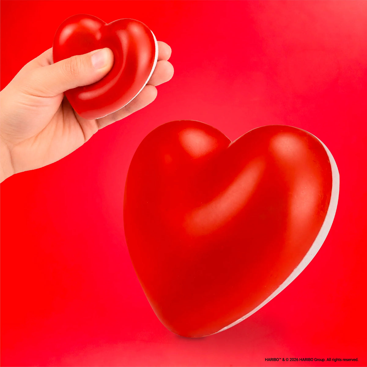 Haribo Love Heart Squishy Toy - Bubblegum Stuff