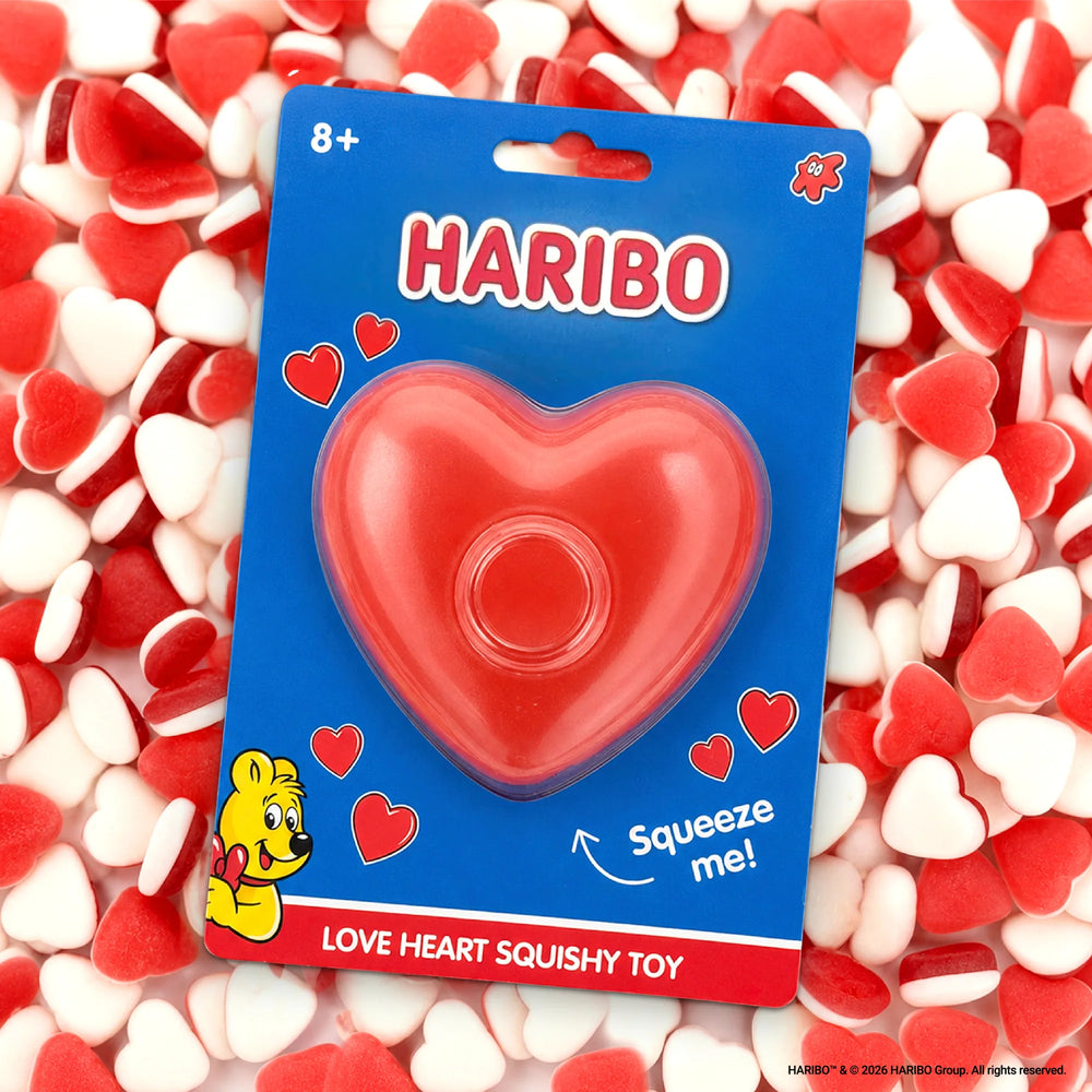 Haribo Love Heart Squishy Toy - Bubblegum Stuff