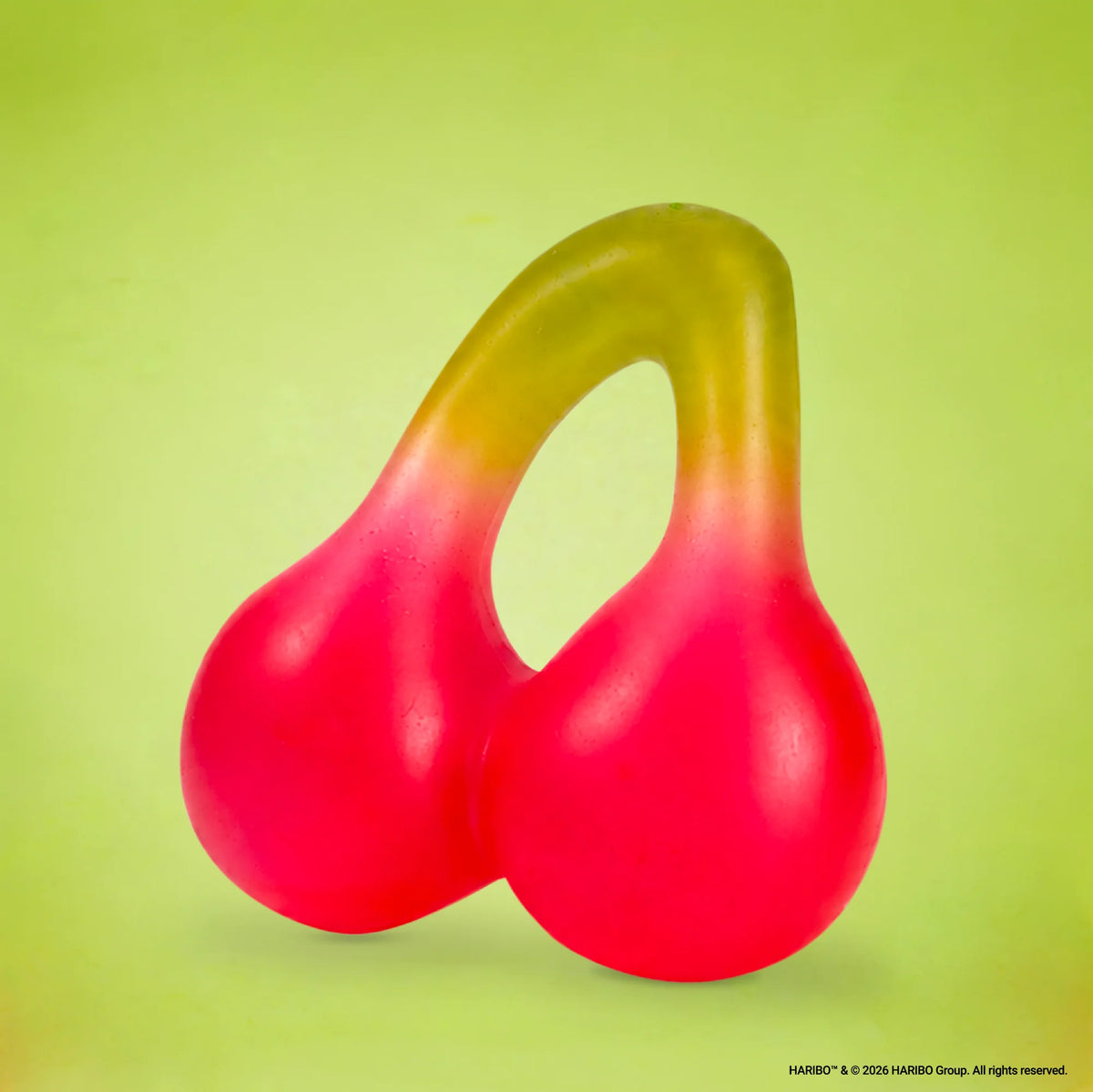 Haribo Happy Cherry Squishy Toy - Bubblegum Stuff