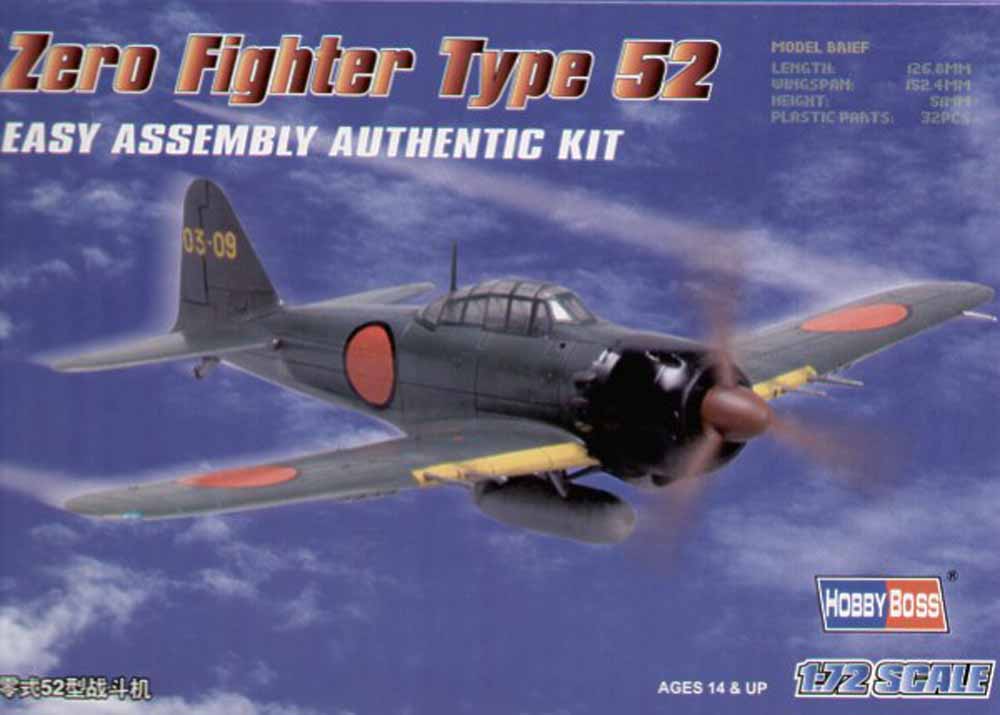 Hobby Boss 80241 Mitsubishi A6M5 'Zero' 1:72 Aircraft Model Kit