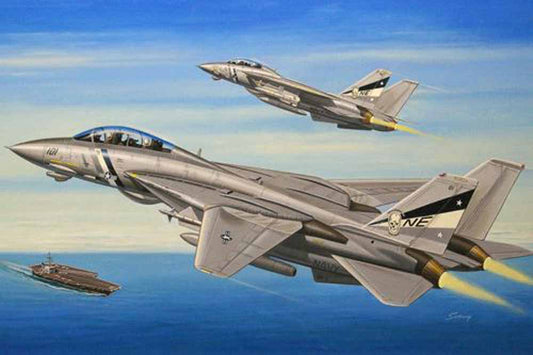 Hobby Boss 80278 Grumman F-14D Tomcat Super Tomcat 1:72 Aircraft Model Kit