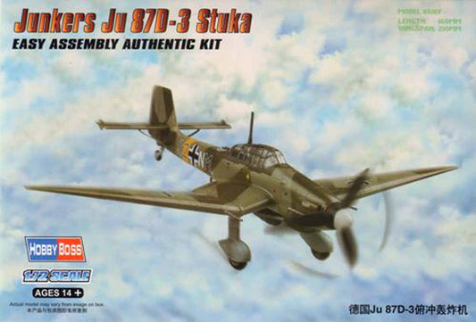 Hobby Boss 80286 Junkers Ju-87D-3 'Stuka' 1:72 Aircraft Model Kit