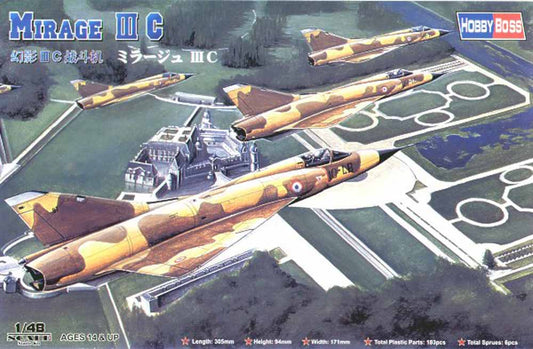 Hobby Boss 80315 Dassault Mirage IIIC 1:48 Aircraft Model Kit