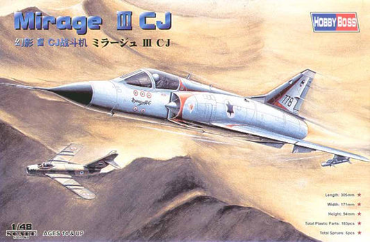 Hobby Boss 80316 Dassault Mirage IIICJ 1:48 Aircraft Model Kit