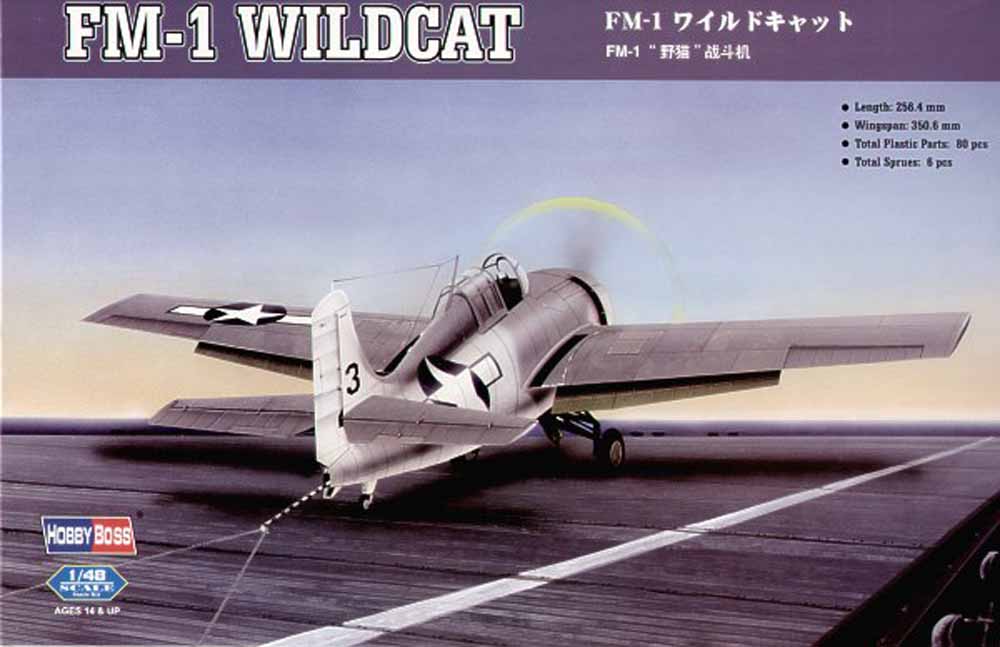 Hobby Boss 80329 General-Motors FM-1 Wildcat 1:48 Aircraft Model Kit