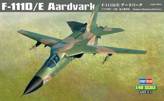 Hobby Boss 80350 General-Dynamics F-111D / F-111E Aardvark 1:48 Aircraft Model Kit