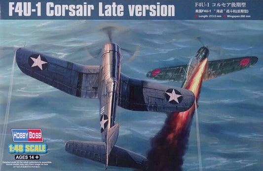 Hobby Boss 80382 Vought F4U-1 Corsair Late 1:48 Aircraft Model Kit
