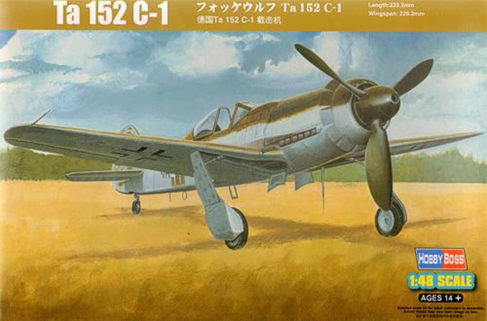 Hobby Boss 81702 Focke-Wulf Ta-152C-1 1:48 Aircraft Model Kit