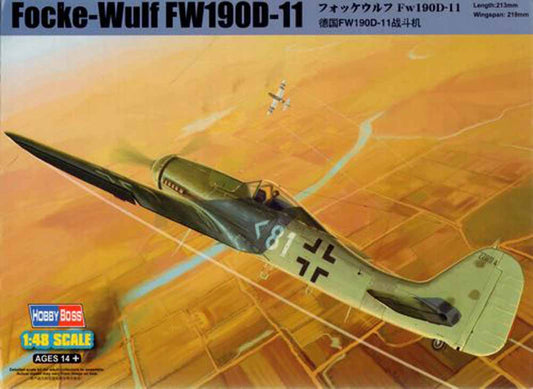 Hobby Boss 81718 Re-release Focke-Wulf Fw-190D-11 1:48 Aircraft Model Kit
