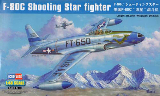 Hobby Boss 81725 Lockheed F-80C Shooting Star 1:48 Aircraft Model Kit