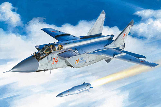 Hobby Boss 81770 Mikoyan MiG-31BM with KH-47M2 1:48 Aircraft Model Kit