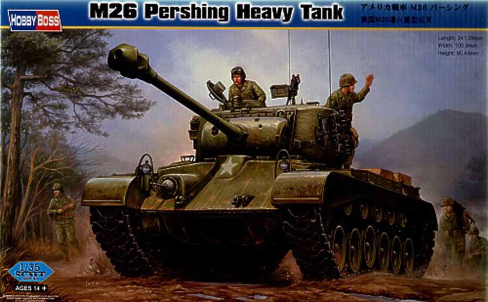 Hobby Boss 82424 M26 Pershing Heavy Tank 1:35 Military Vehicle Kit
