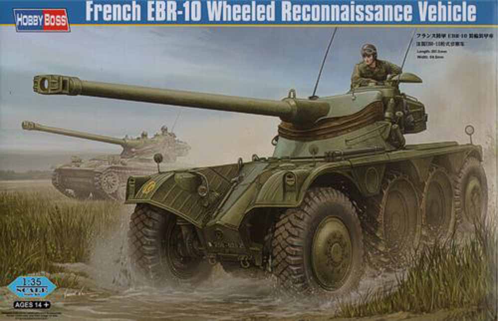 Hobby Boss 82489 French EBR-10 Wheeled Recon Vehicle 1:35 Military Vehicle Kit