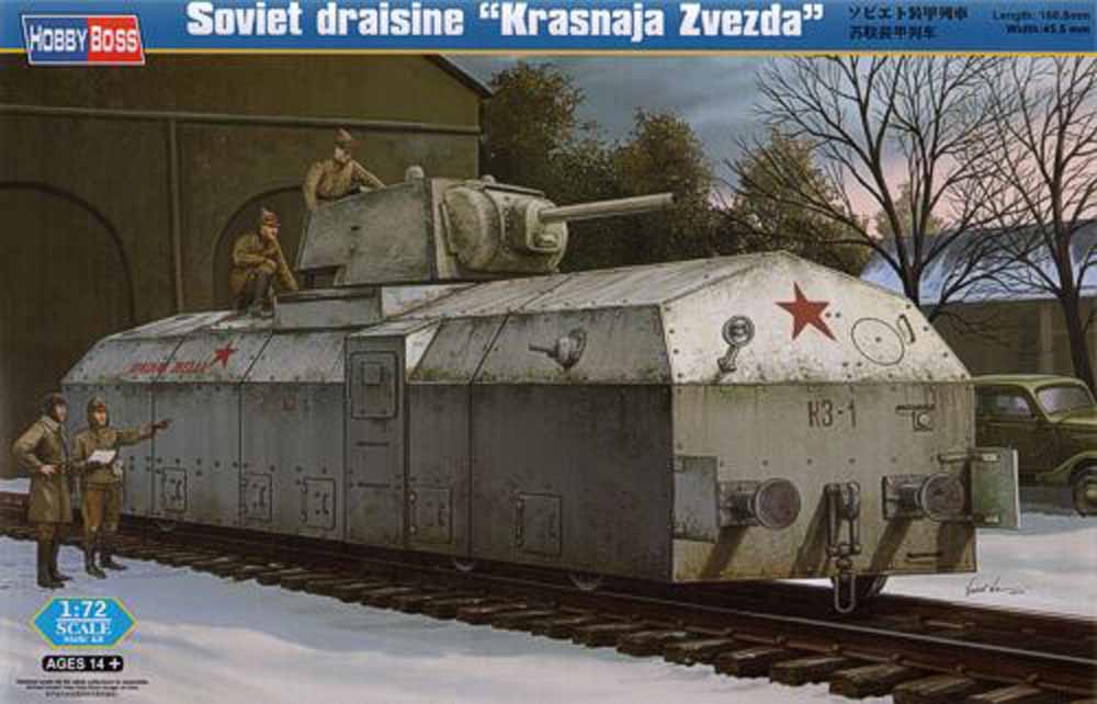 Hobby Boss 82912 Soviet Armoured Train 1:72 Military Vehicle Kit