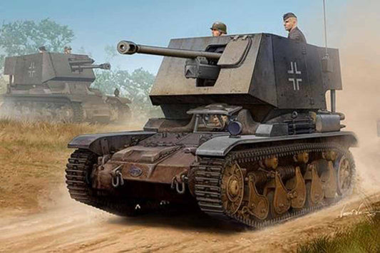 Hobby Boss 83808 5cm Pak(t) Sfl. Auf Fgst. Pz. Kpfw.35 1:35 Military Vehicle Kit