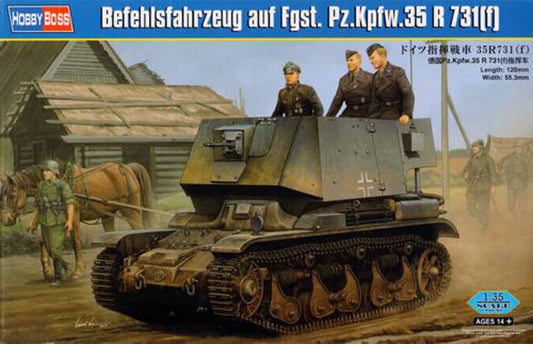 Hobby Boss 83809 Befehlsfahrzeug Auf Fgst. Pz.Kpfw 35R 731(f) 1:35 Military Vehicle Kit