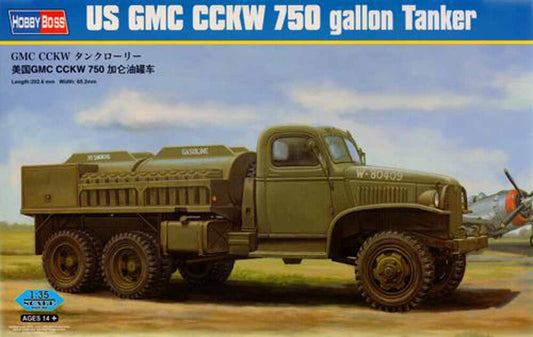 Hobby Boss 83830 U.S. GMC CCKW 750 Gallon Tanker 1:35 Military Vehicle Kit