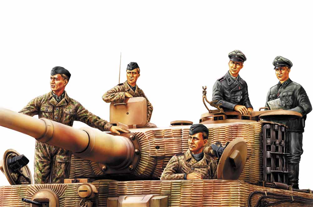 Hobby Boss 84401 German Panzer Tank Crew Normandy 1944 1:35 Model Figure Kit