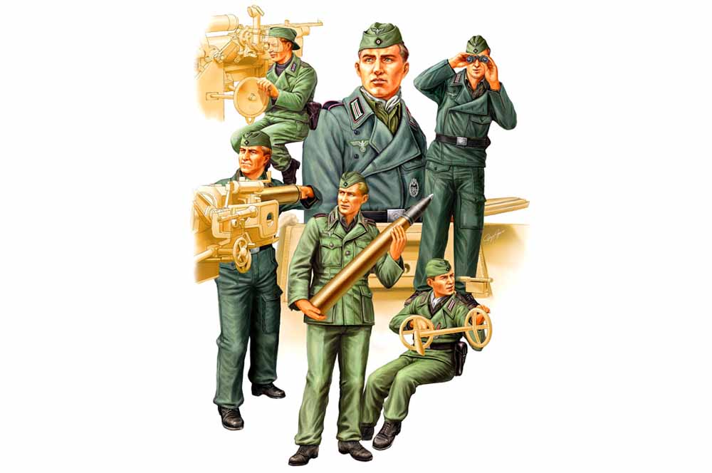 Hobby Boss 84407 German SPG Crew Vol.2 1:35 Model Figure Kit