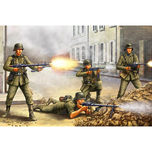 Hobby Boss 84416 German Infantry The Barrage Wall 1:35 Model Kit