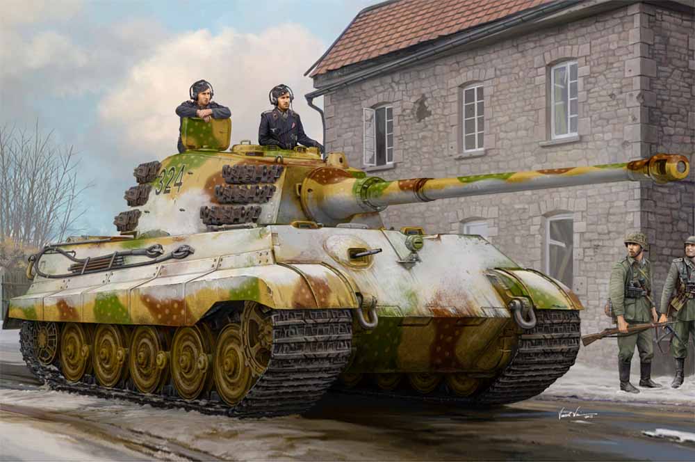 Hobby Boss 84532 Pz.Kpfw.VI 182 Tiger II Henschel Jul 1945 1:35 Military Vehicle Kit