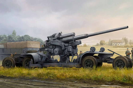 Hobby Boss 84545 German 12.8cm FLAK 40 1:35 Military Vehicle Kit