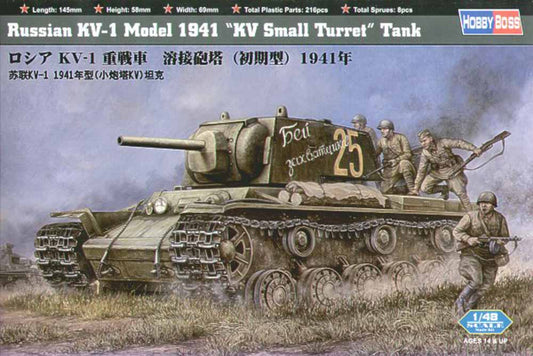 Hobby Boss 84810 Soviet KV-1 1941 1:48 Military Vehicle Kit