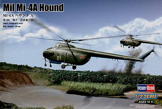 Hobby Boss 87226 Mil Mi-4A Hound A 1:72 Aircraft Model Kit