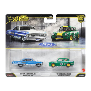 Hot Wheels Premium Car Culture 2-Pack 67 Ford Anglia Racer Age 3+ Mattel JHW50