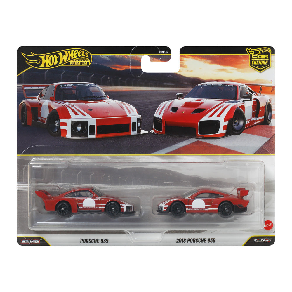 Hot Wheels Premium - Car Culture 2-Pack: Porsche 935 x 2018 Porsche 935 JHW51