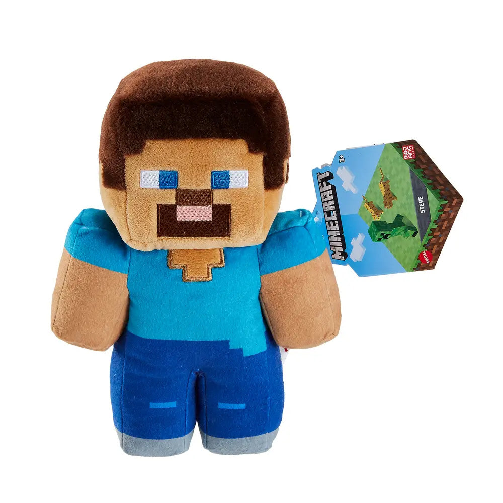 Minecraft Steve 8" Plush Soft Toy Mattel Age 3+