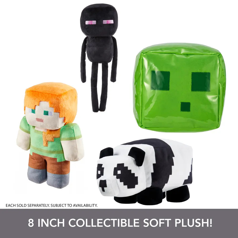 Minecraft Enderman 8" Plush Soft Toy Mattel Age 3+