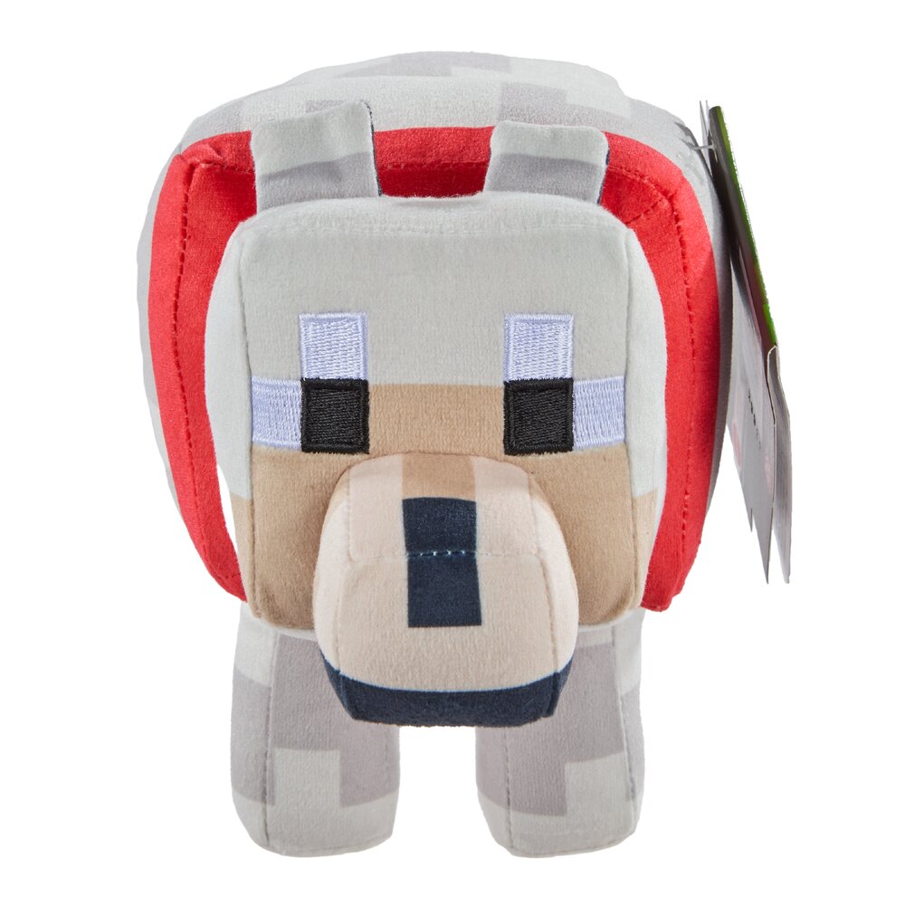 Minecraft Tamed Wolf 8" Plush Soft Toy Mattel Age 3+