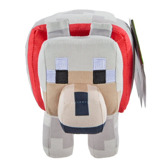 Minecraft Tamed Wolf 8" Plush Soft Toy Mattel Age 3+