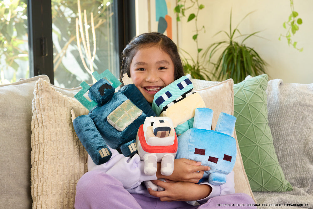 Minecraft Dungeons II Twisted Warden 8" Plush Soft Toy Age 3+ Mattel JMG99