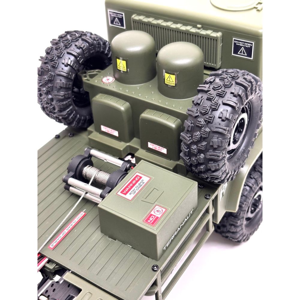 Hobby Plus CR-18P Terranaut 8X8 AWS 1:18 RTR Off-Road RC Crawler Car Green