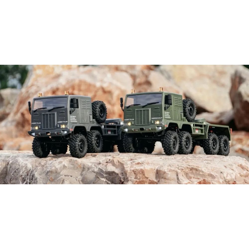 Hobby Plus CR-18P Terranaut 8X8 AWS 1:18 RTR Off-Road RC Crawler Car Grey