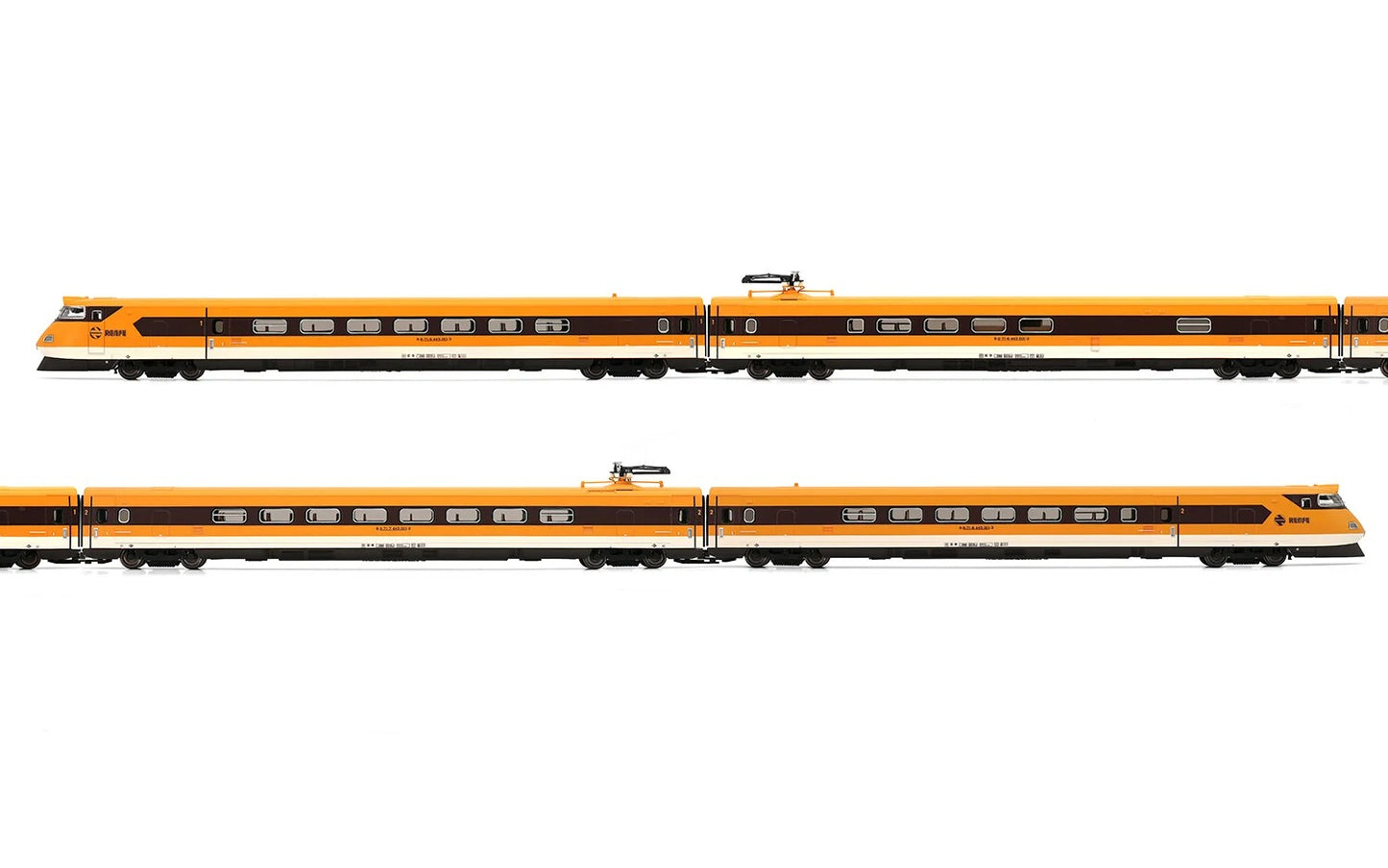 Electrotren RENFE 443 4 Car EMU Yellow IV HE2016 HO Gauge